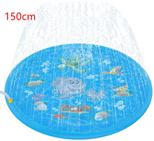 Load image into Gallery viewer, 170cm Inflatable Spray Water Cushion Summer Kids Play Water Mat Lawn Games Pad Sprinkler Play Toys Outdoor Tub Swiming Pool