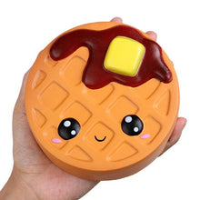 Load image into Gallery viewer, Jumbo Cheese Chocolate Biscuits Cute Squishy Slow Rising Soft Squeeze Toy Phone Strap Scented Relieve Stress Funny Kid Xmas Gift
